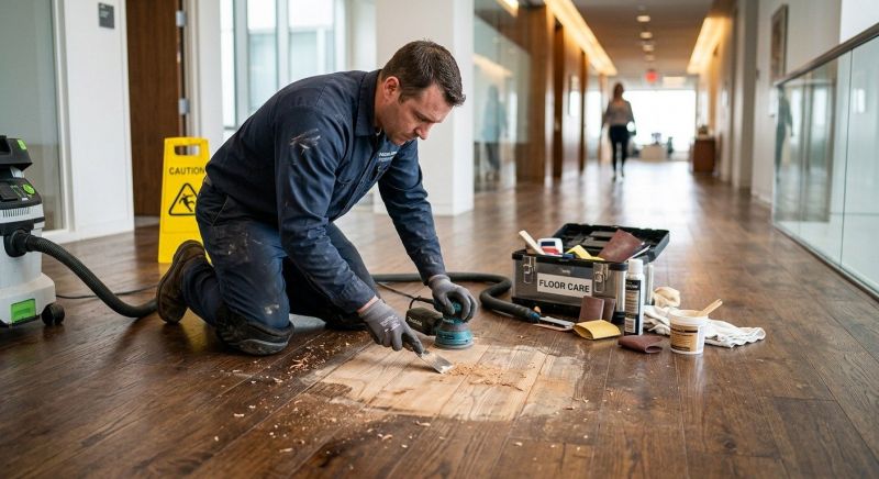 Our team working on Flooring Service projects in Seaford, DE