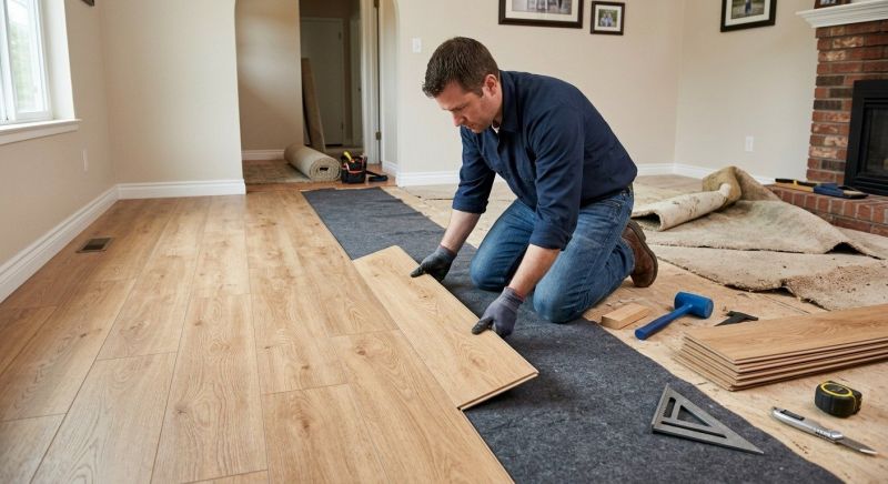 Laminate Floor Remodeling in Seaford, DE