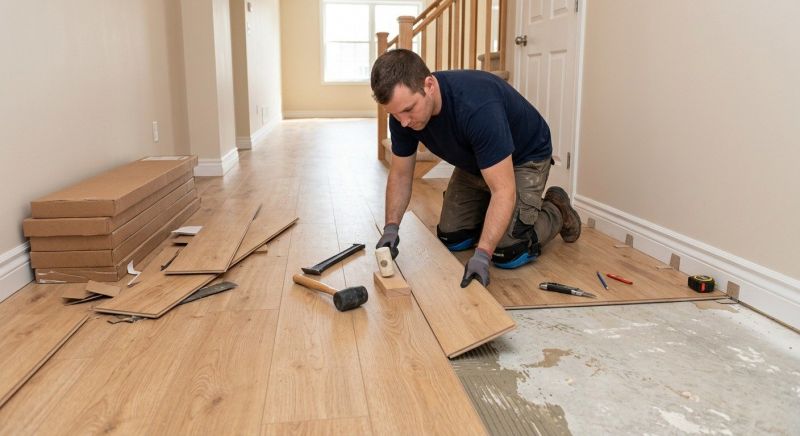 Laminate Floor Replacement in Millsboro, DE