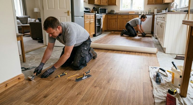 Linoleum Floor Installation in Seaford, DE
