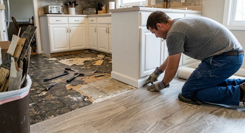 Linoleum Floor Installation in Parsonsburg, MD