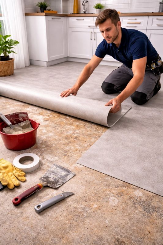 Linoleum Floor Installation in Salisbury, MD