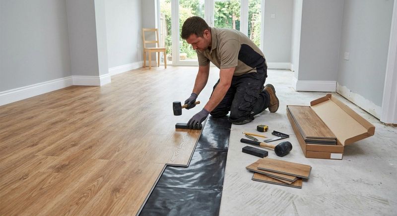 Luxury Vinyl Tile Installation in Denton, MD