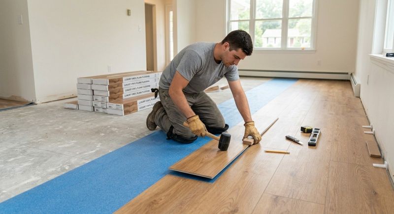 Lvt Flooring Installation in Seaford, DE
