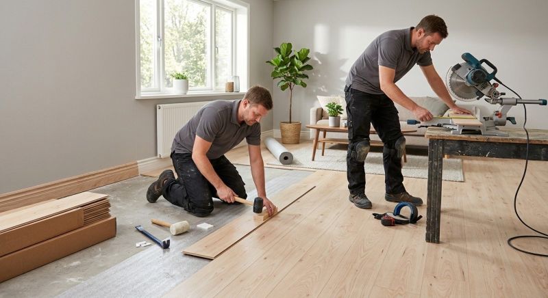 Plank Laminate Installation in Seaford, DE