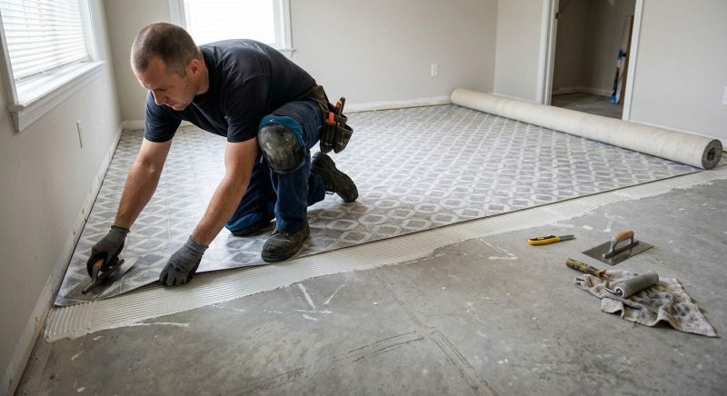 Sheet Linoleum Installation in Greenwood, DE