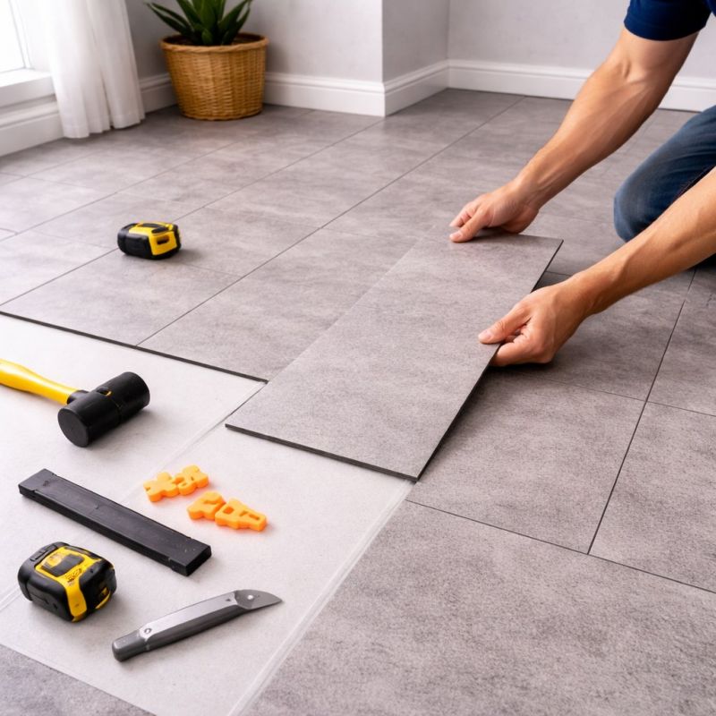 Vinyl Tile Installation in Seaford, DE