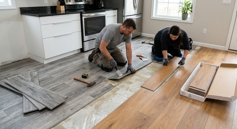 Vinyl Tile Replacement in Seaford, DE